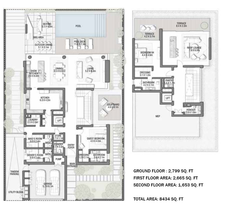 Azure Blue floorplan